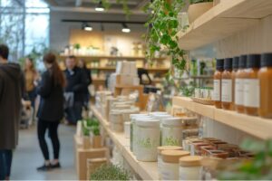 inside a local candle business